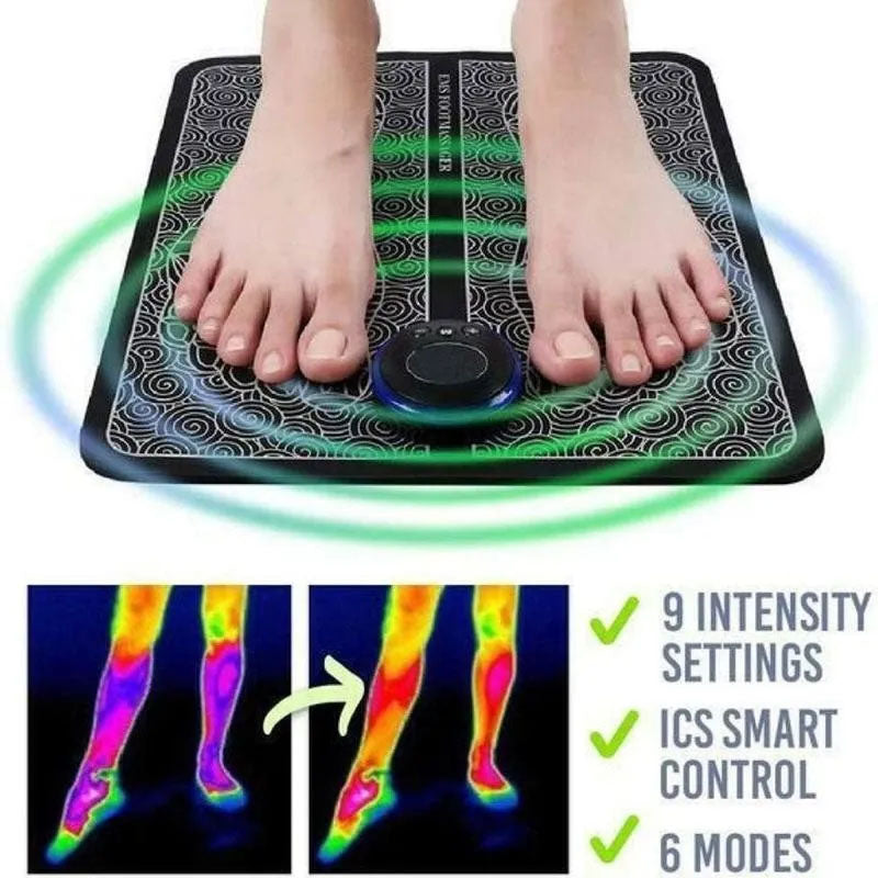 Portable Ems Foot Massager Mat