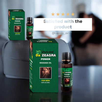 DA ZEAGRA POWER MASSAGE OIL FOR MEN