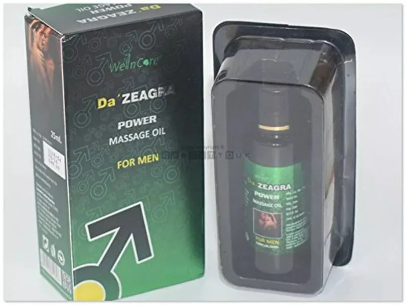 DA ZEAGRA POWER MASSAGE OIL FOR MEN